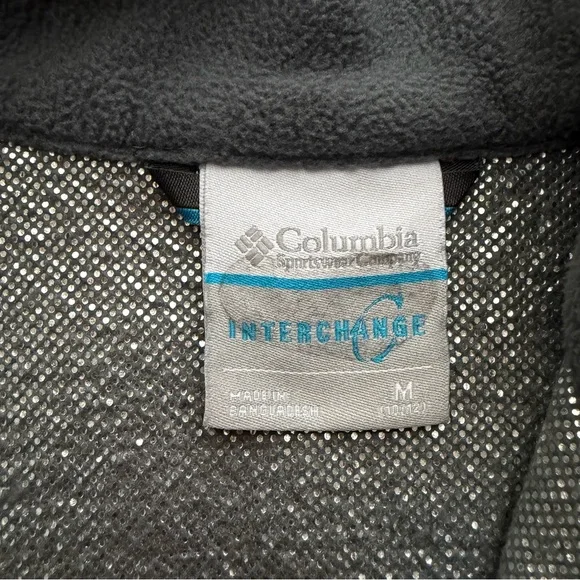 Columbia Kids Interchange Omni-Heat Jacket, Size M, Gray, Fleece, Full Zip - Picture 6 of 7